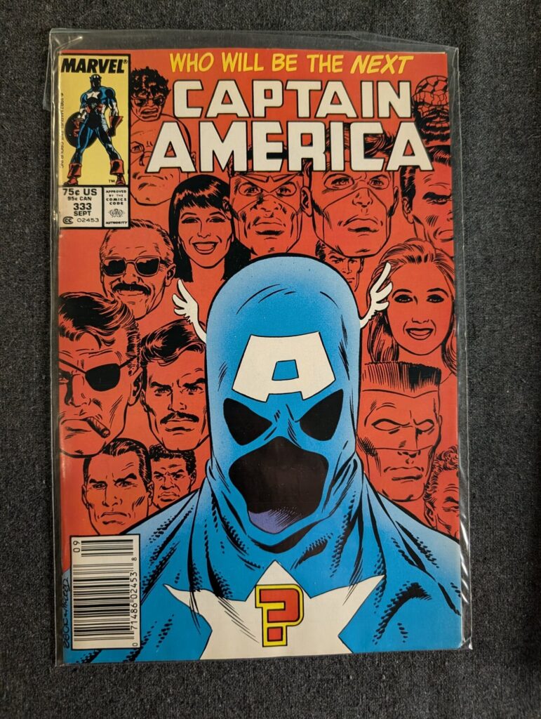 Captain America #333 front cover