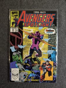 Avengers Spotlight #33 front cover