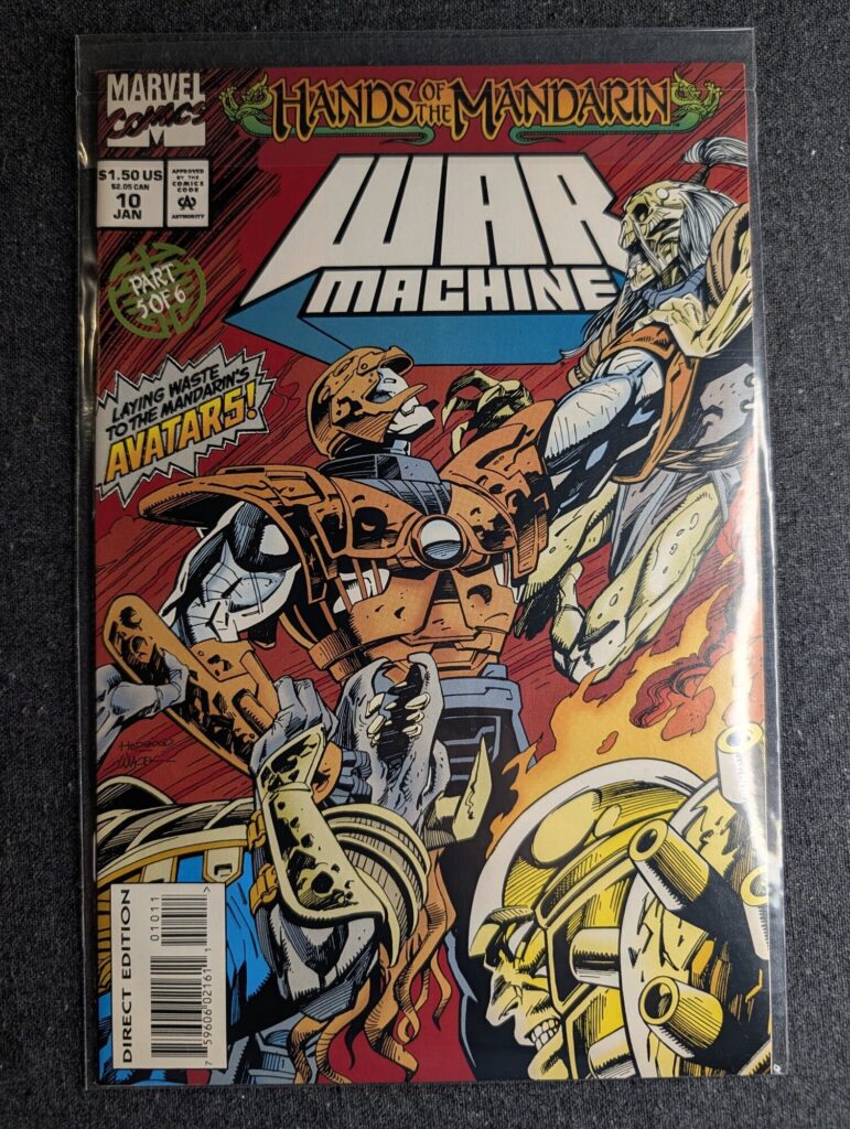 War Machine #10 front cover