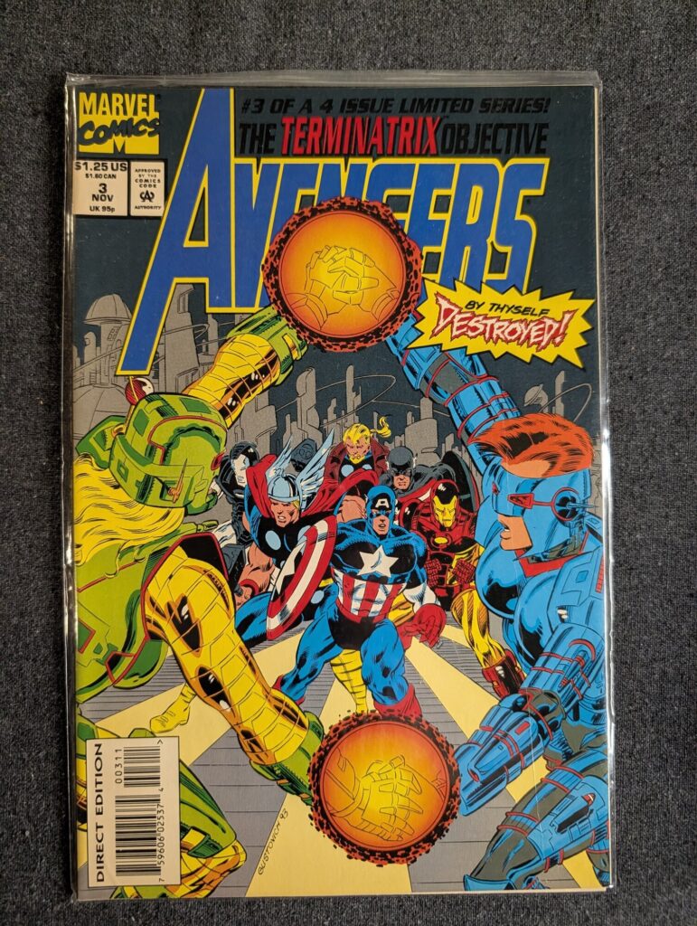 Avengers: The Terminatrix Objective #3 front cover