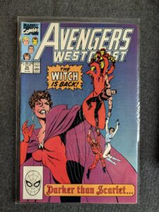 Avengers West Coast #56 front cover