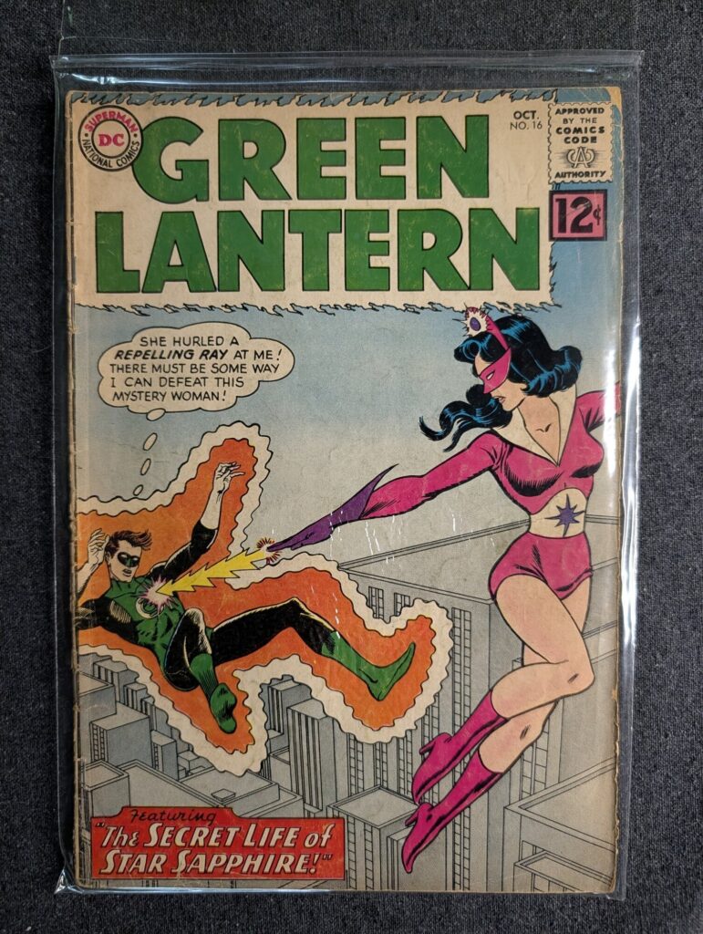 Green Lantern #16 front cover