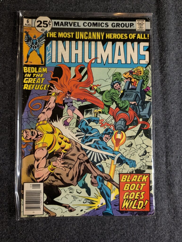 The Inhumans #6 front cover