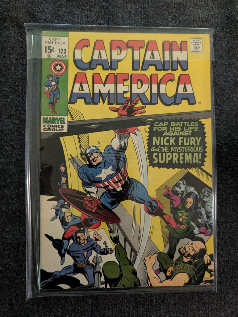 Captain America #123 front cover