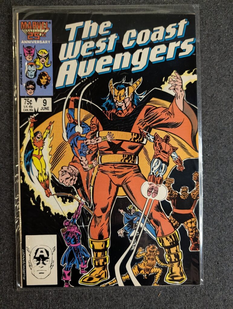 The West Coast Avengers #9 front cover