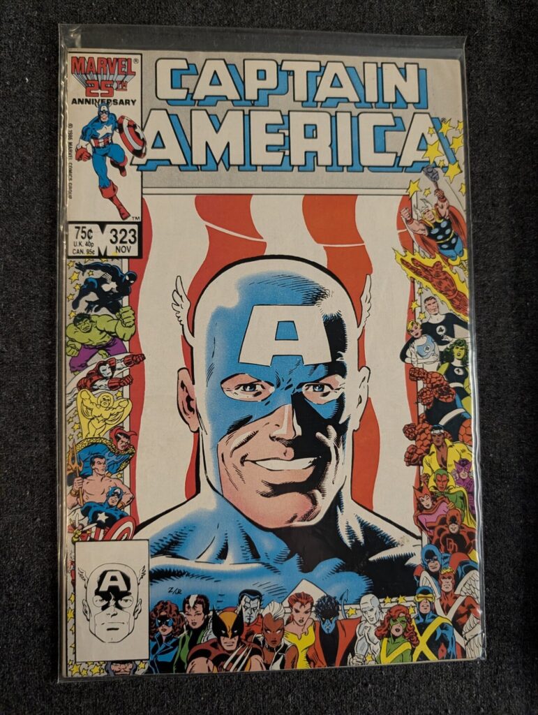Captain America #323 front cover