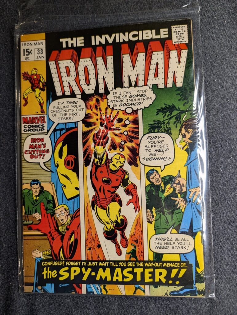 Iron Man #33 front cover