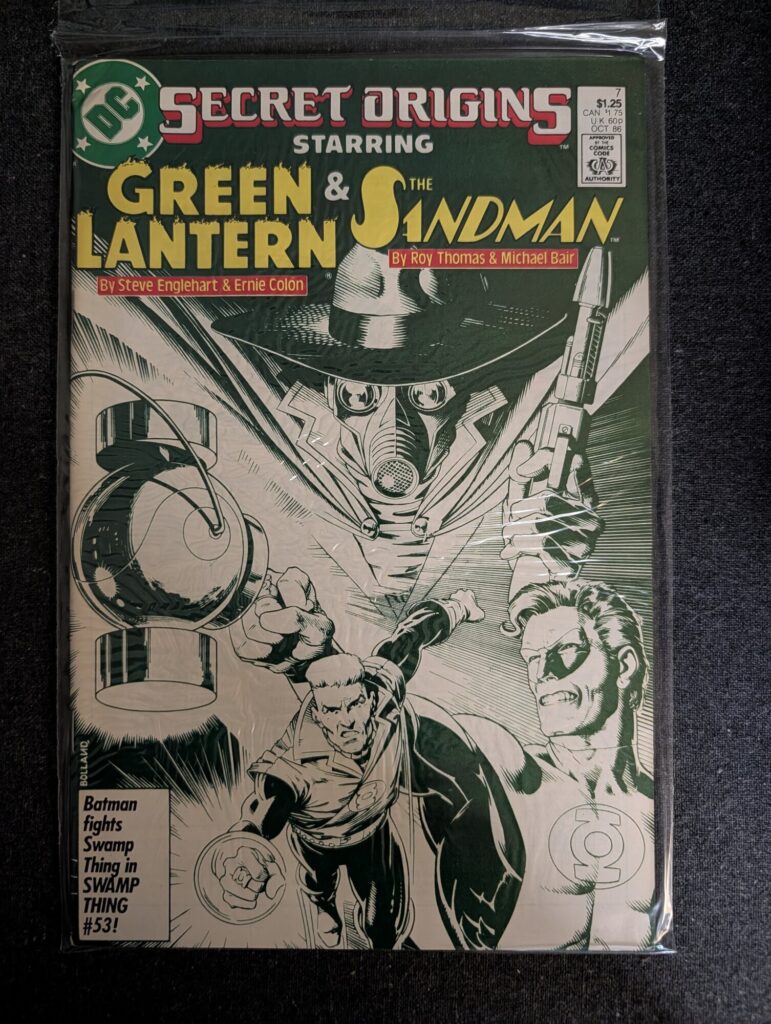 Secret Origins #7 front cover