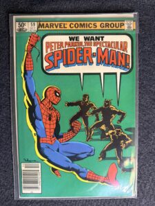 The Spectacular Spider-Man #59 front cover