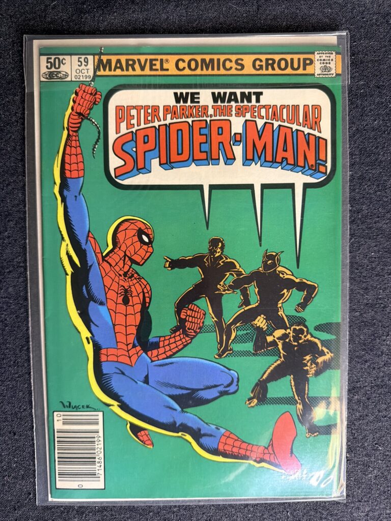 The Spectacular Spider-Man #59 front cover