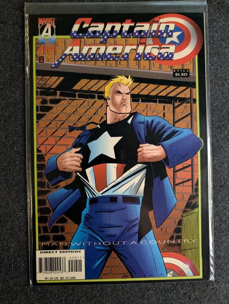 Captain America #450 front cover