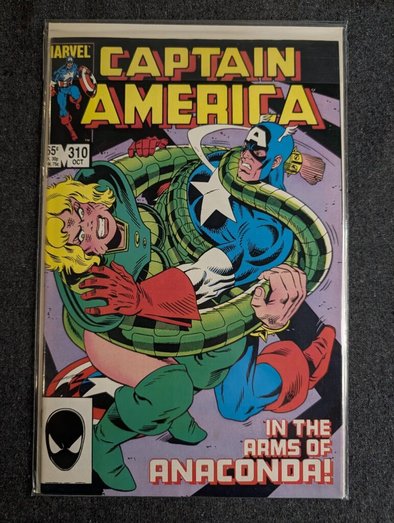 Captain America #310 front cover