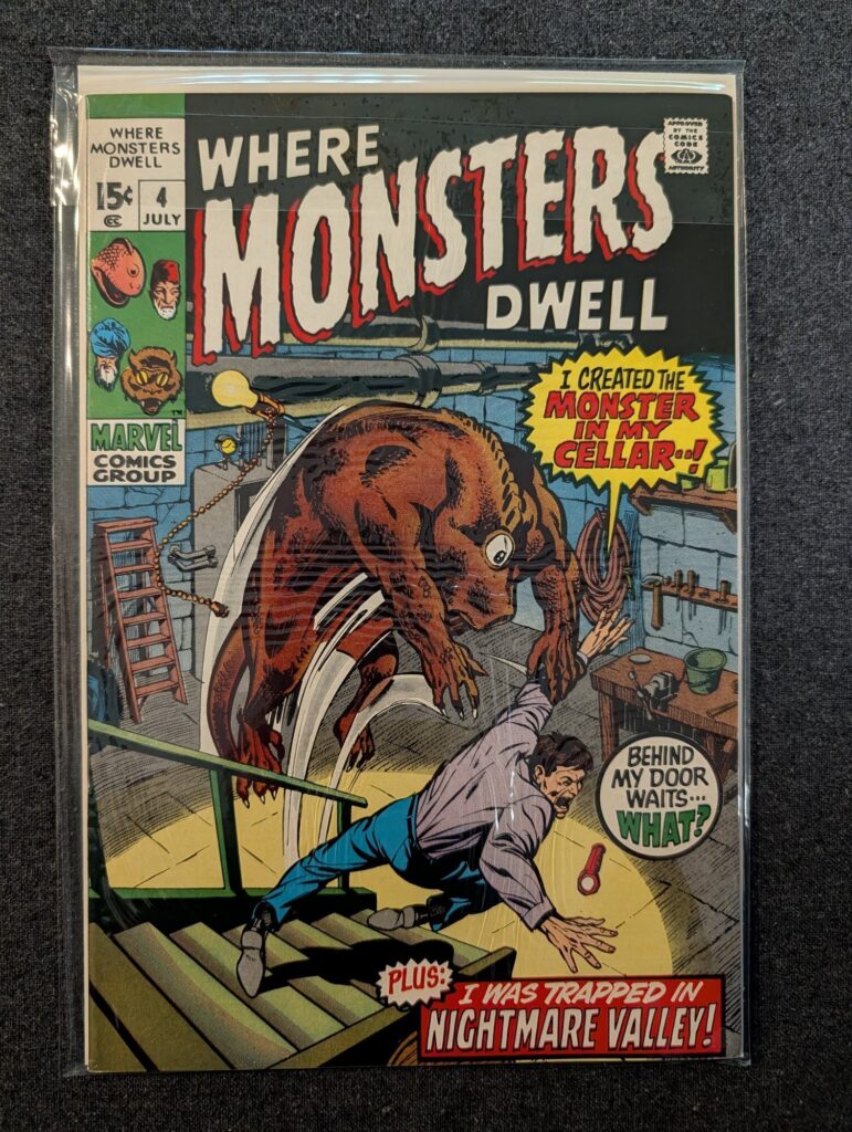 Where Monsters Dwell #4 front cover