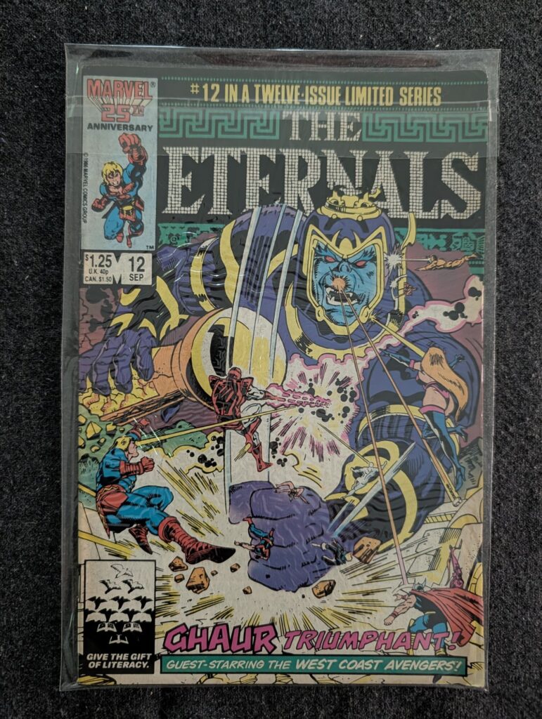 The Eternals #12 front cover