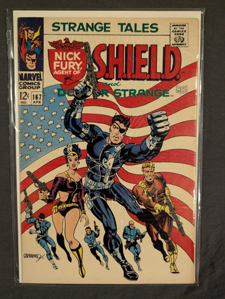Strange Tales #167 front cover