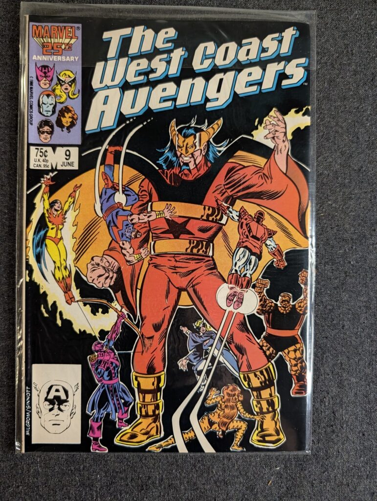 The West Coast Avengers #9 front cover