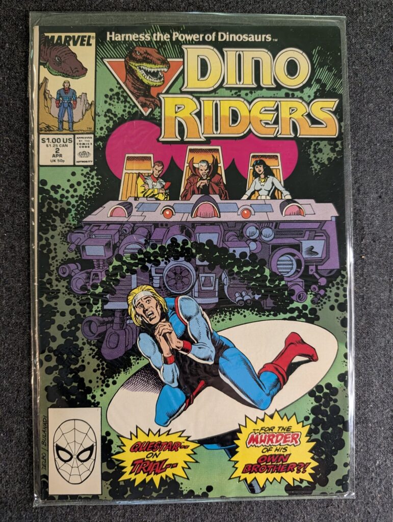 Dino Riders #2 front cover