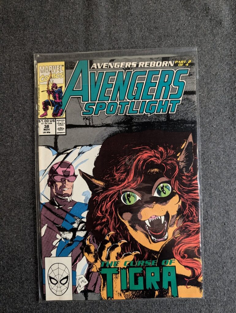 Avengers Spotlight #38 front cover