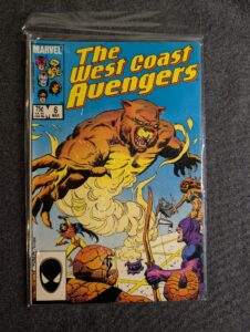 The West Coast Avengers #6 front cover