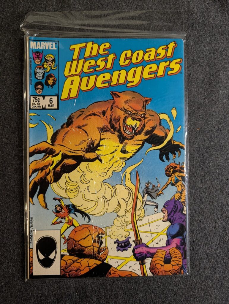 The West Coast Avengers #6 front cover