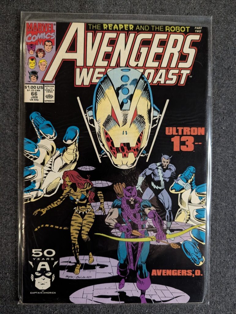 West Coast Avengers #66 front cover