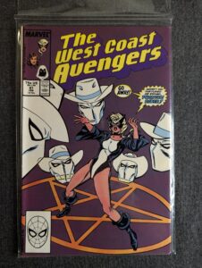 The West Coast Avengers #41 front cover