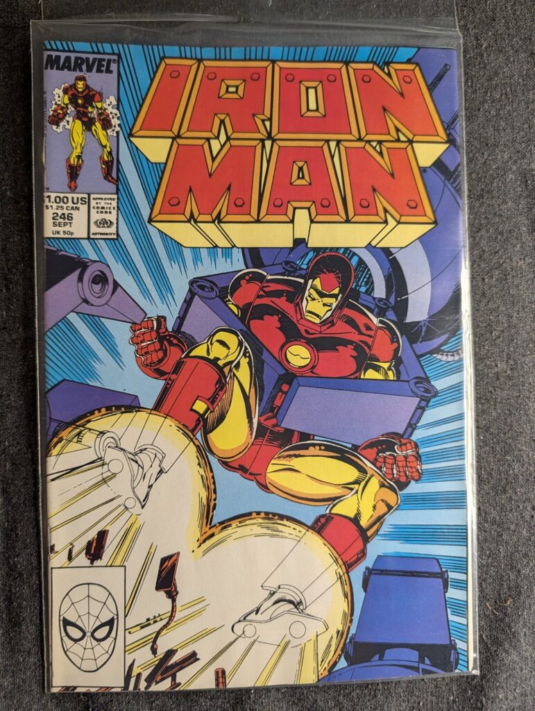 Iron Man #246 front cover