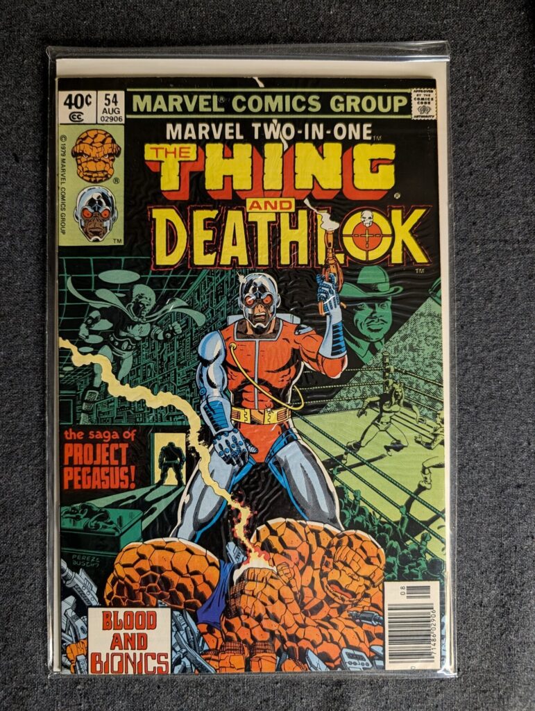Marvel Two-in-One #54 front cover
