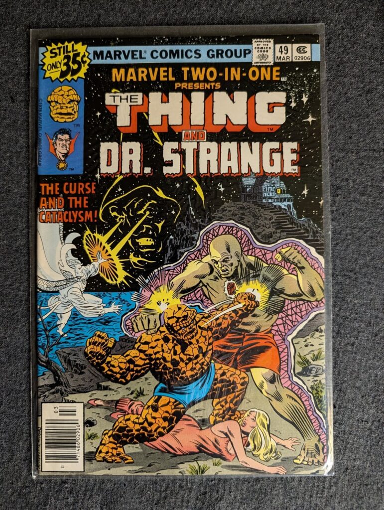 Marvel Two-In-One #49 front cover