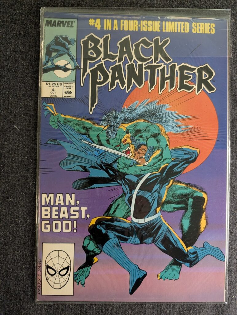 Black Panther #4 front cover