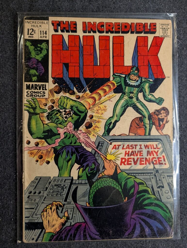The Incredible Hulk #114 front cover