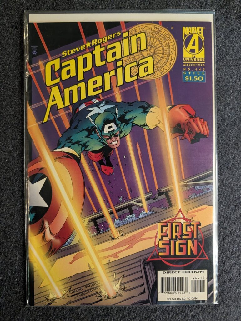 Captain America #449 front cover