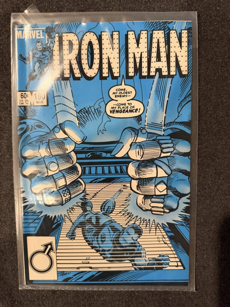 Iron Man #180 front cover