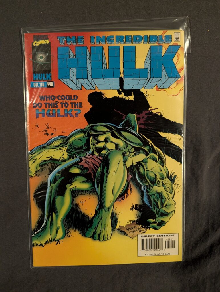 The Incredible Hulk #448 front cover