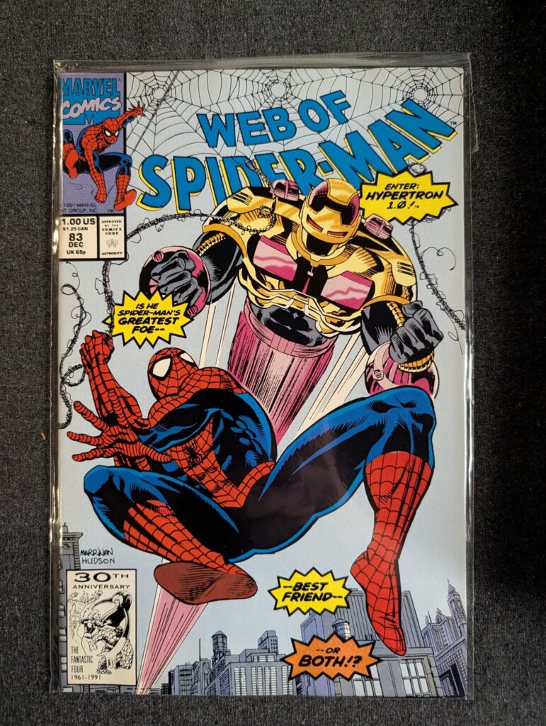 Web of Spider-Man #83 front cover