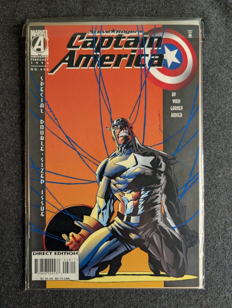 Captain America #448 front cover