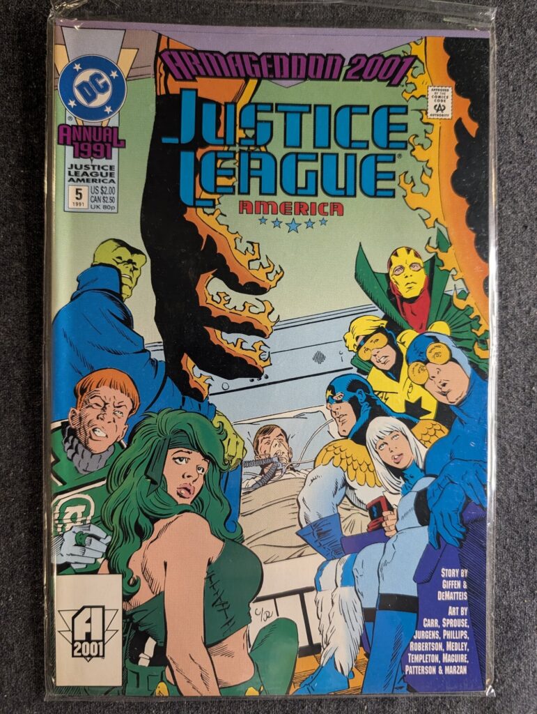 Justice League America Annual #5 front cover
