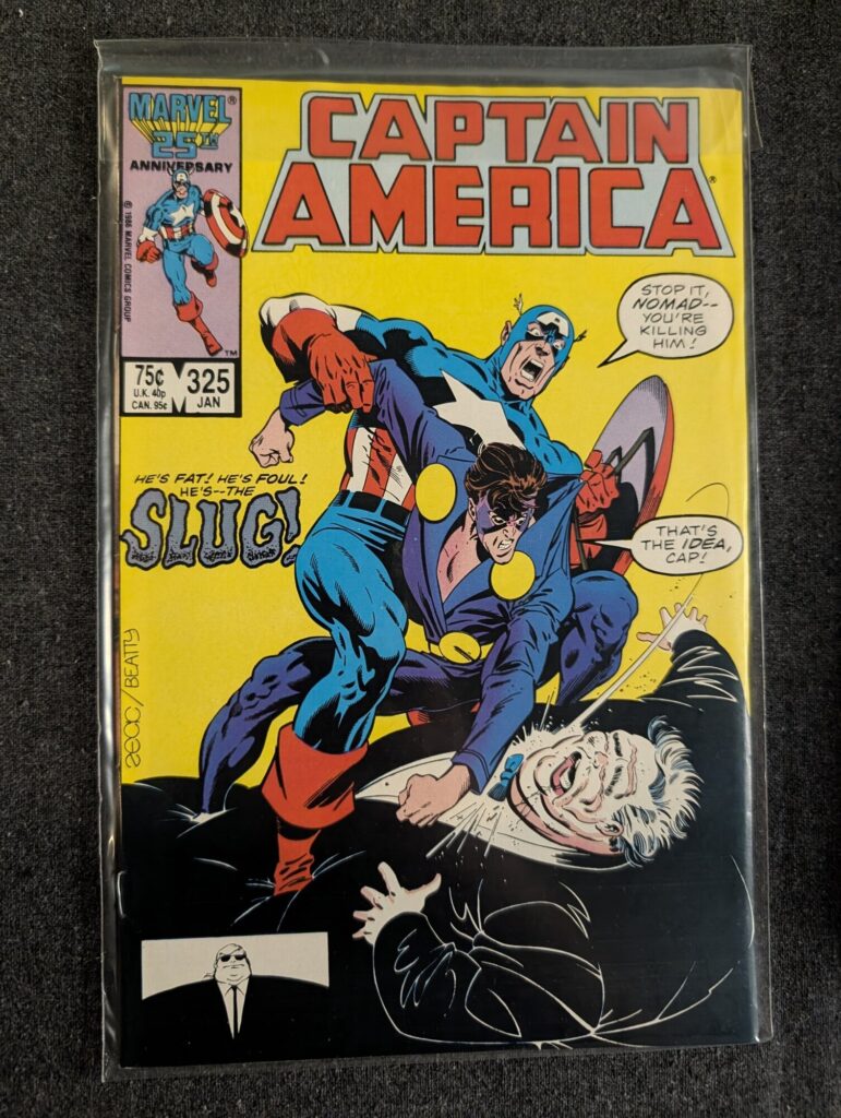 Captain America #325 front cover