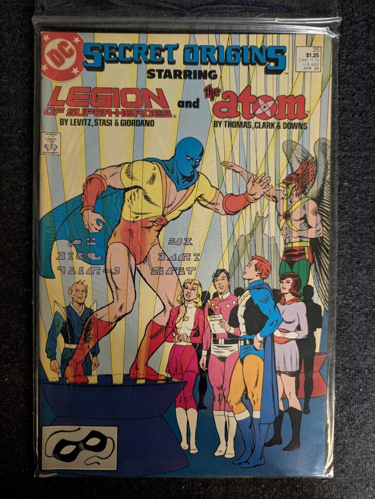 Secret Origins #25 front cover