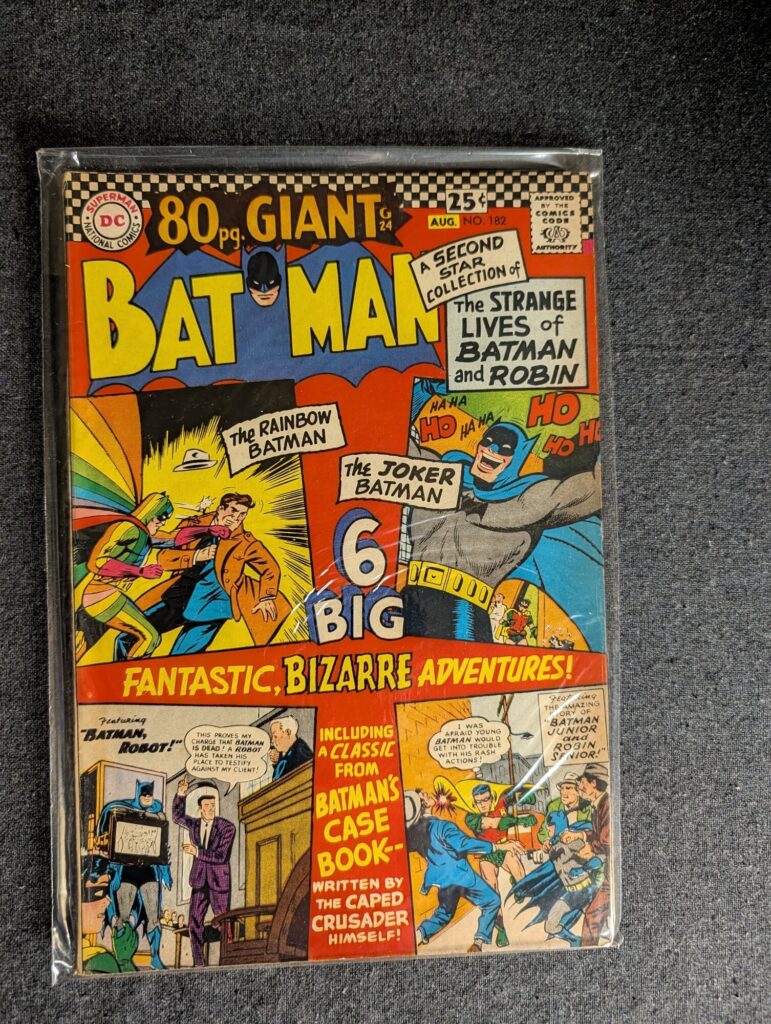 Batman #182 front cover