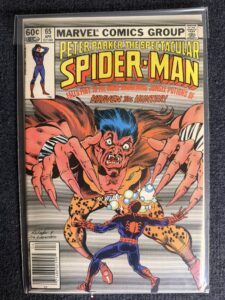 Peter Parker, The Spectacular Spider-Man #65 front cover