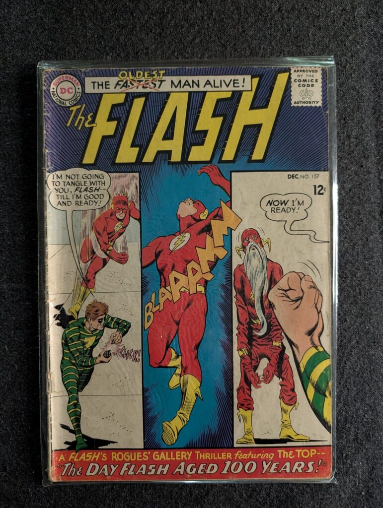 The Flash #157 front cover