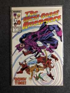 The West Coast Avengers #19 front cover