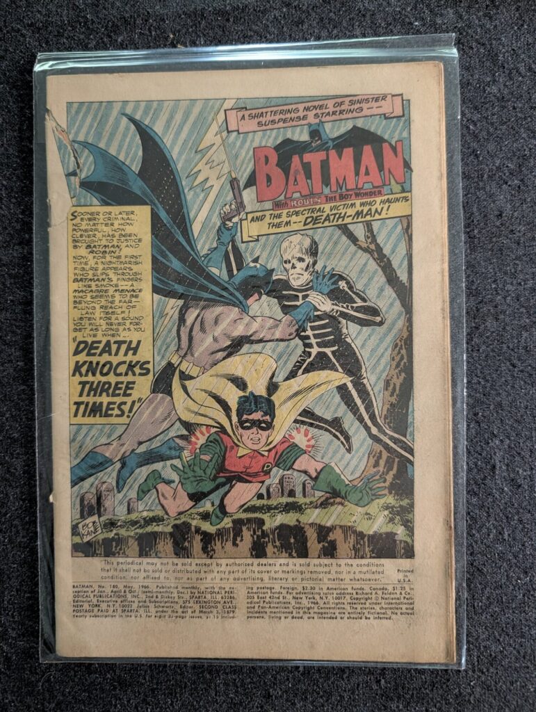 Batman #180 front cover
