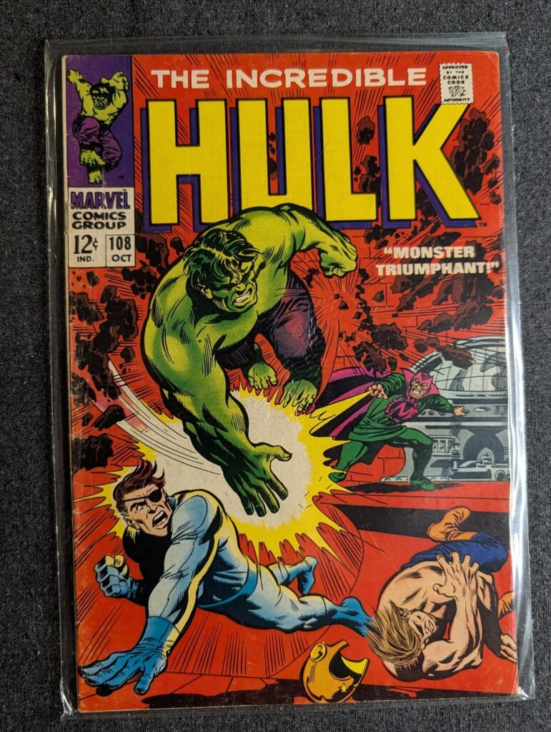 The Incredible Hulk #108 front cover