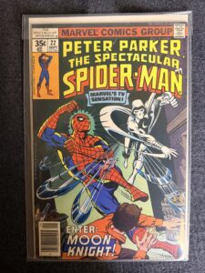 Peter Parker, The Spectacular Spider-Man #22 front cover