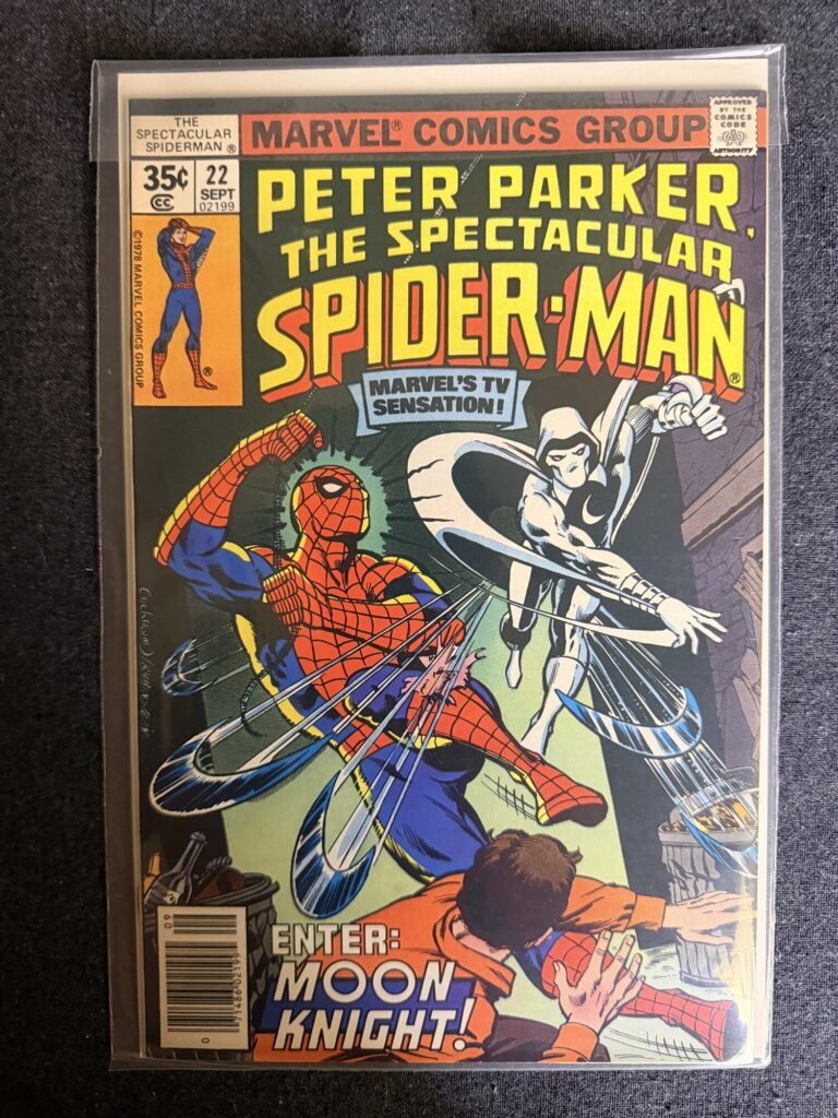 Peter Parker, The Spectacular Spider-Man #22 front cover