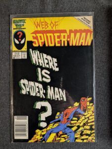 Web of Spider-Man #18 front cover