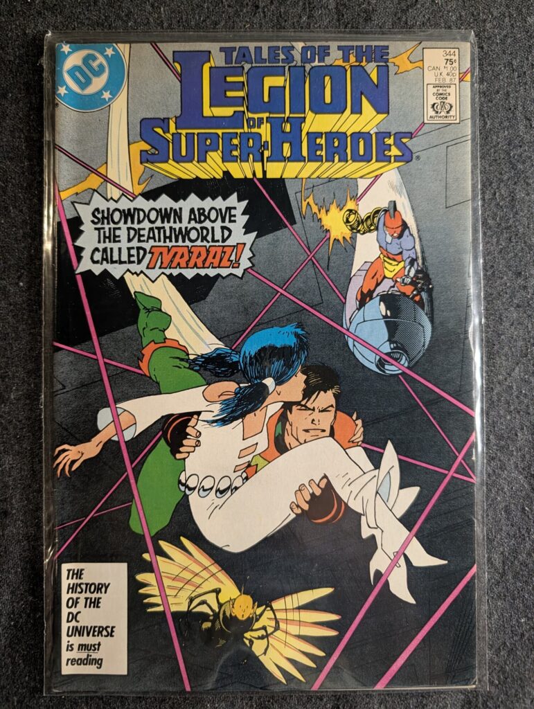 Tales of the Legion of Super-Heroes #344 front cover