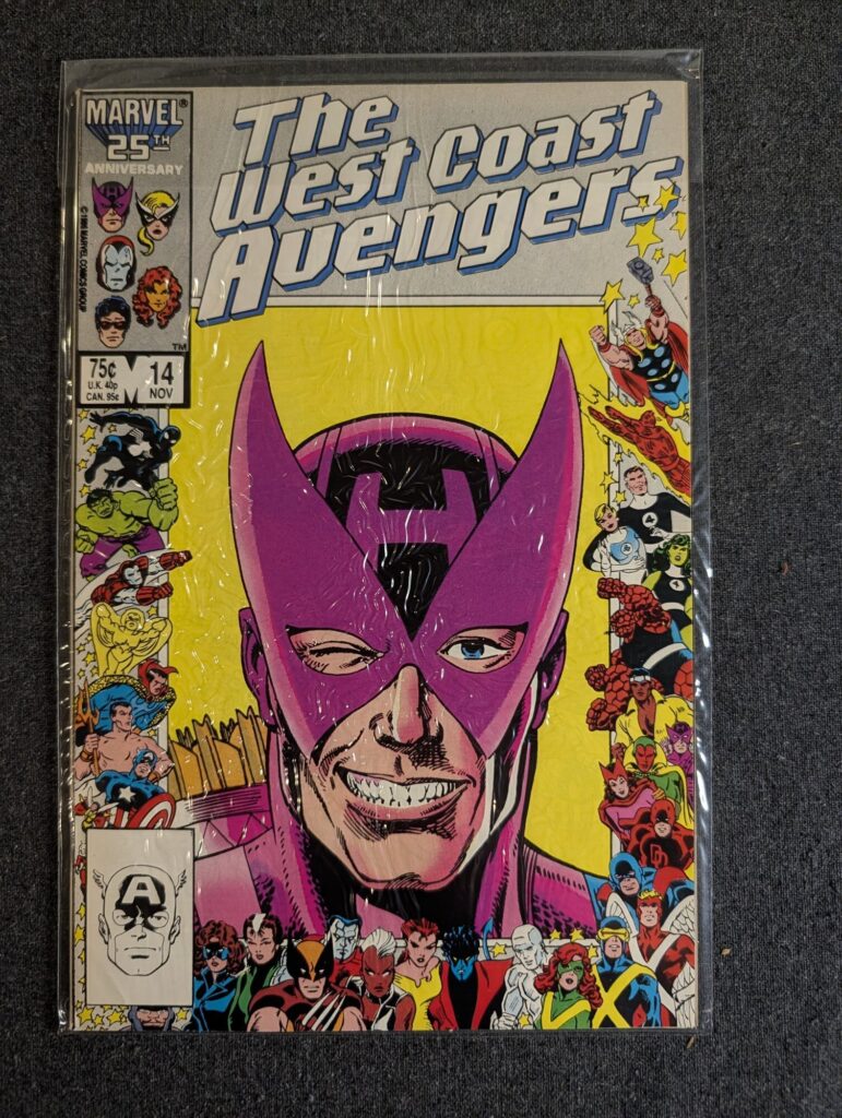 The West Coast Avengers #14 front cover